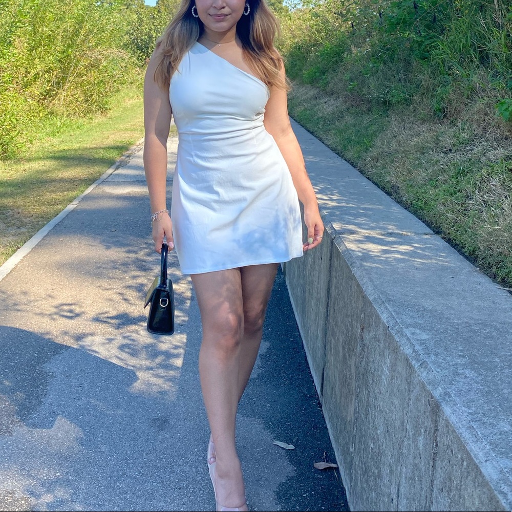 One Shoulder Backless Dress - Picture 8 of 8